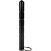 Aircraft Grade Aluminum Keychain Kubotan  Black