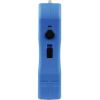 Rechargeable Runt 80,000,000 volt stun gun with flashlight and wrist strap disable pin Blue