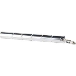 Aircraft Grade Aluminum Keychain Kubotan  Silver