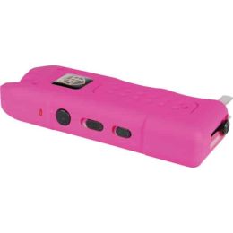 80,000,000 volt MultiGuard Stun Gun Alarm and Flashlight with Built in Charger Pink