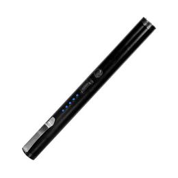40,000,000 Volts Pen Stun Gun with battery meter and pocket clip Black